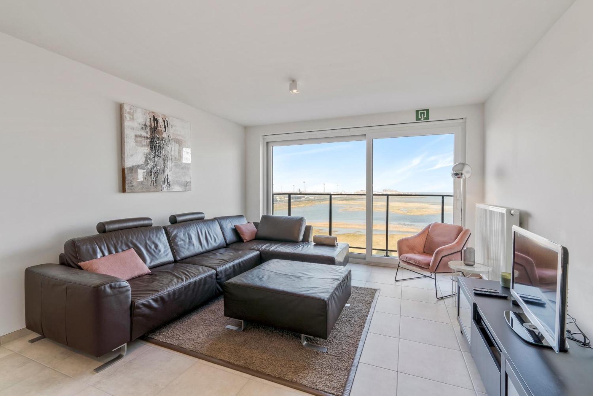 Ontspannen Aan Zee App Met Frontaal Zeezicht - 4P Knokke-Heist Buitenkant foto