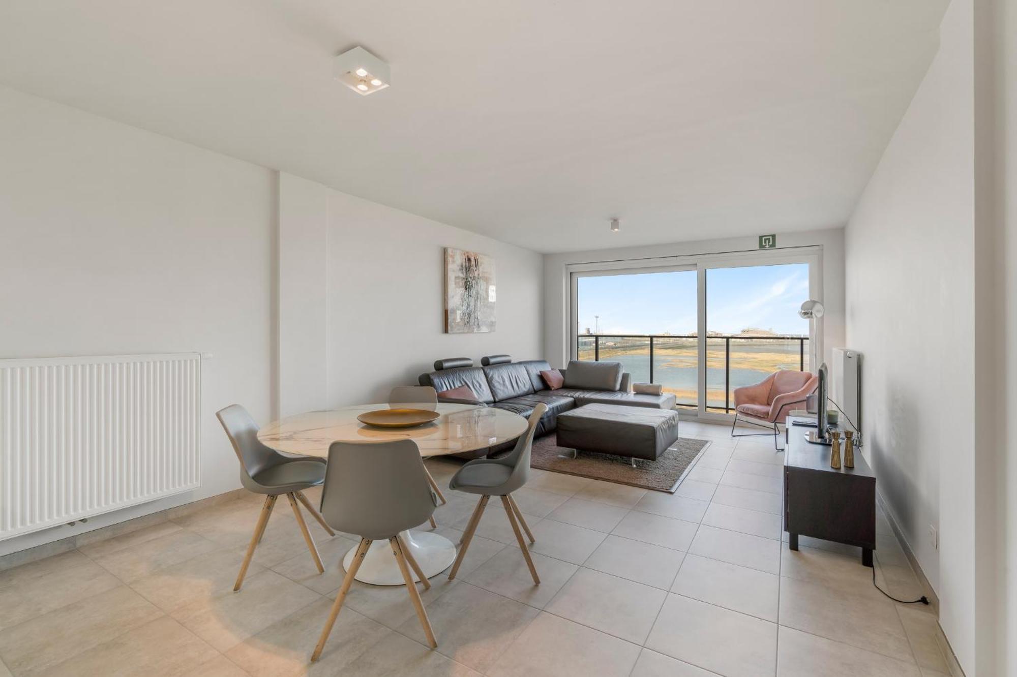 Ontspannen Aan Zee App Met Frontaal Zeezicht - 4P Knokke-Heist Buitenkant foto